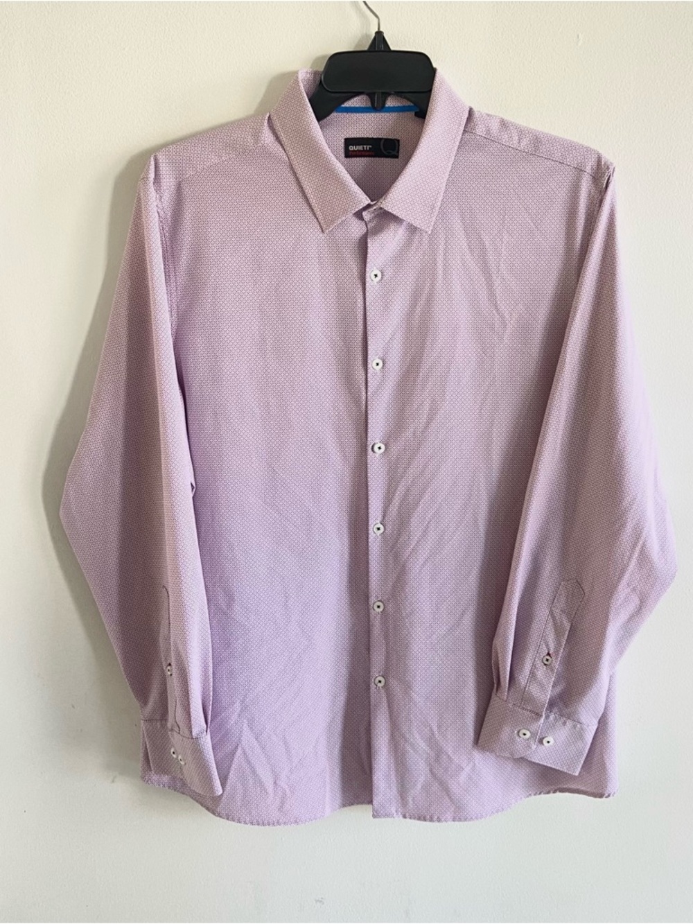 3/$25 QUIETI Performance Lilac Pink Long-Sleeve Woven Shirt XL